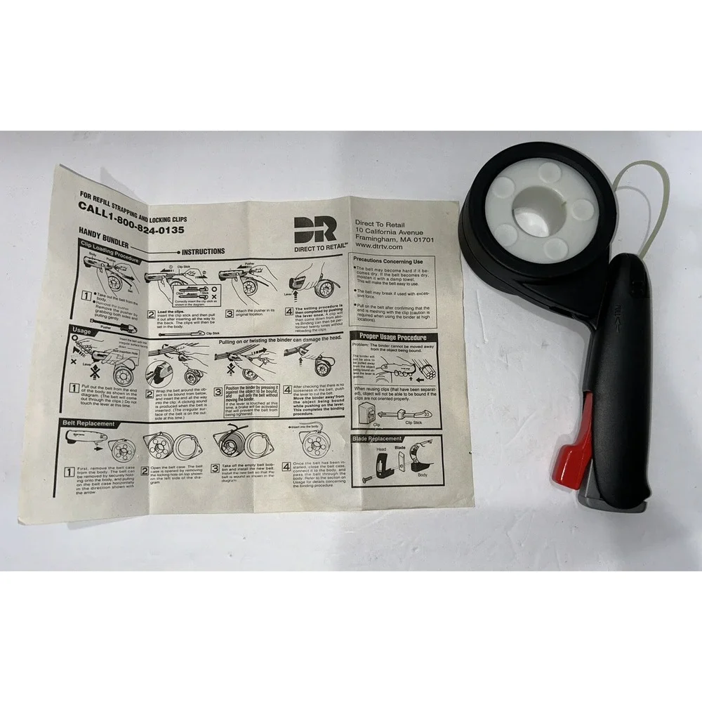 Handy Bundler Zip Tie Fastener Tool As Seen On TV